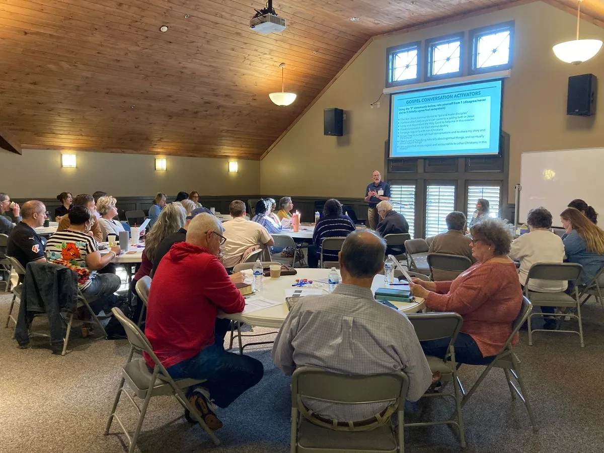 Leaders gathered at a recent Mission Impact workshop